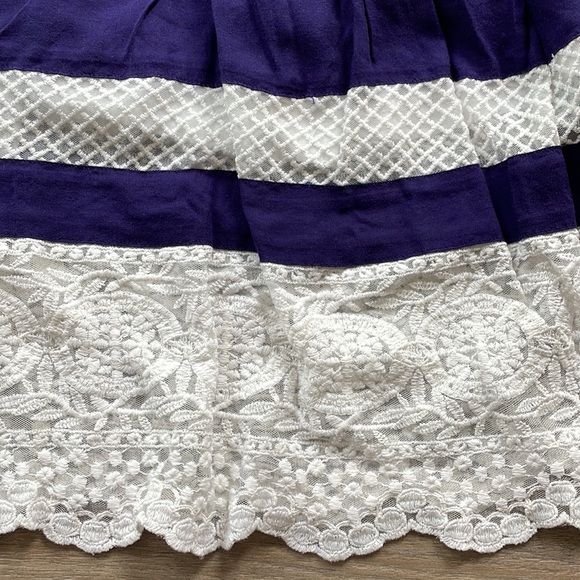 Loft Outlet Mixed Media Linen Blend Midi Skirt - Petite Medium - Picture 2 of 8